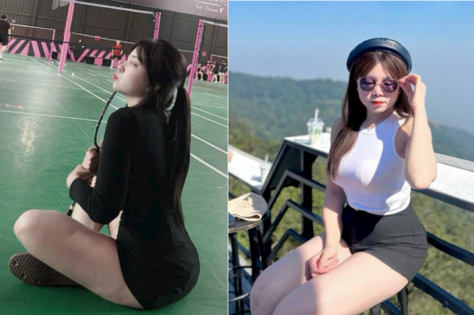 Em sinh viên mông tròn mặt xinh